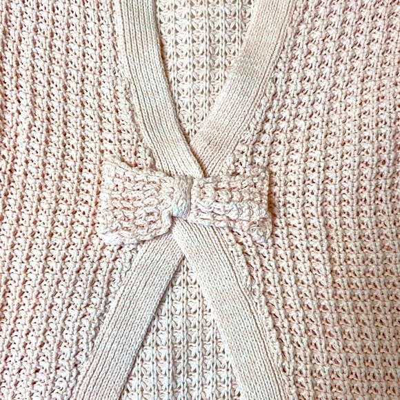 Bethany Mota Pink Bow Open Back Sweater - Picture 5 of 7